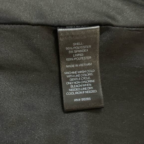 Express Black Strapless Floral Dress | Size 4 - Picture 9 of 10